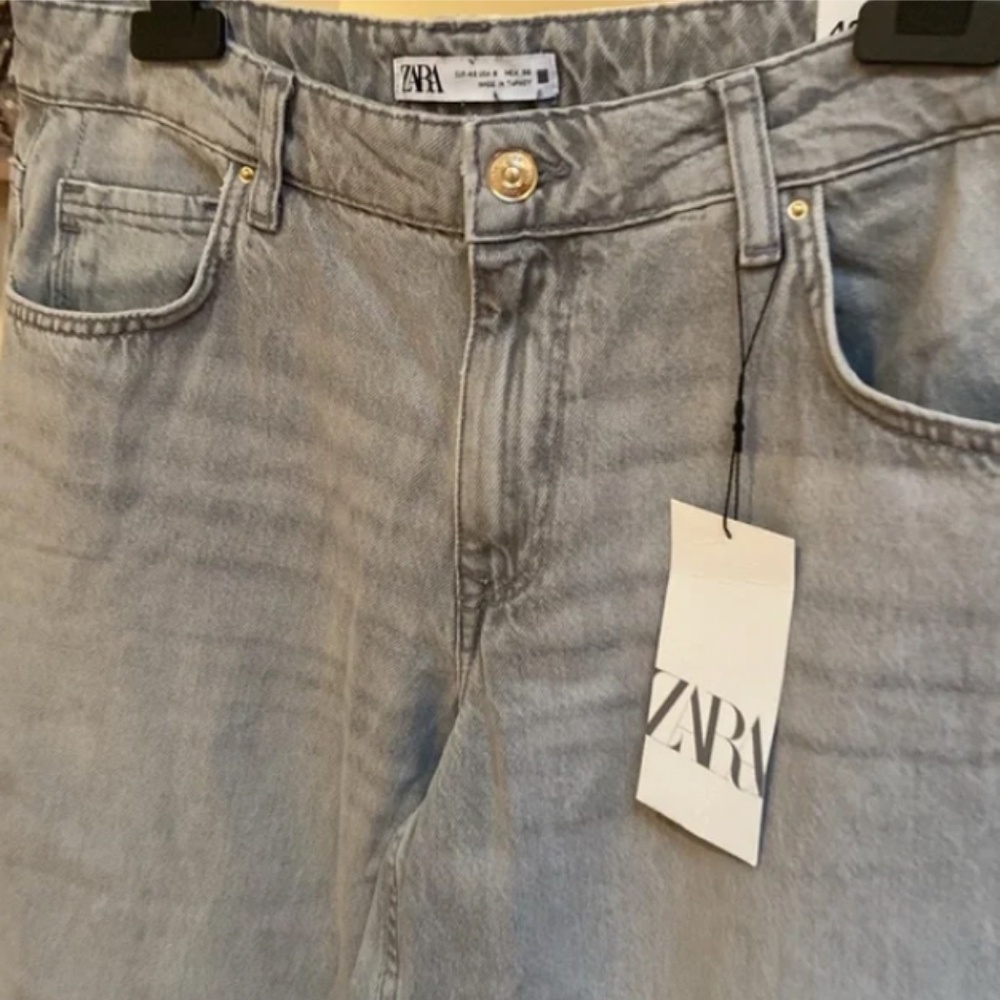 ⚜️Women's Light Gray Jeans - Picture 5 of 8